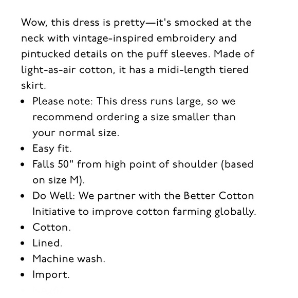 Madewell Embroidered Smoked Midi Dress - Picture 16 of 16